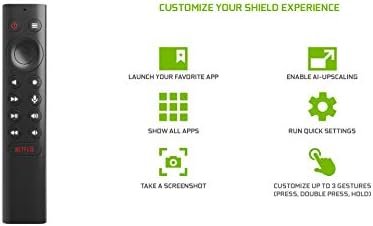 NVIDIA SHIELD Remote; Voice Search, Motion-Activated, Backlit Buttons 2