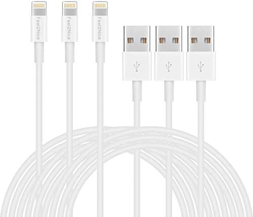 iPhone Charger Fast Charging[Apple MFi Certified] 5pack 10FT Long Lightning 5