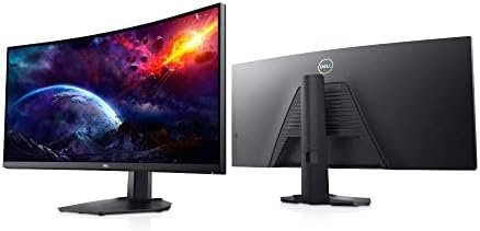 Dell Curved Gaming, 34 Inch Curved Monitor with 144Hz Refresh Rate, WQHD 5