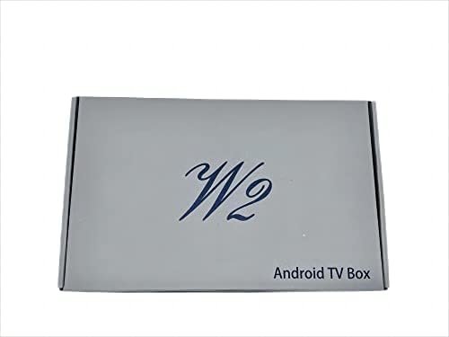 Android TV Box 4GB RAM 128GB ROM Upgraded W2 Mali-G31 2.4G/5G Dual WiFi 10