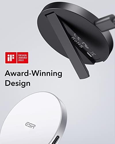 ESR HaloLock Kickstand Wireless Charger, MagSafe-Compatible Charger for iPhone 2