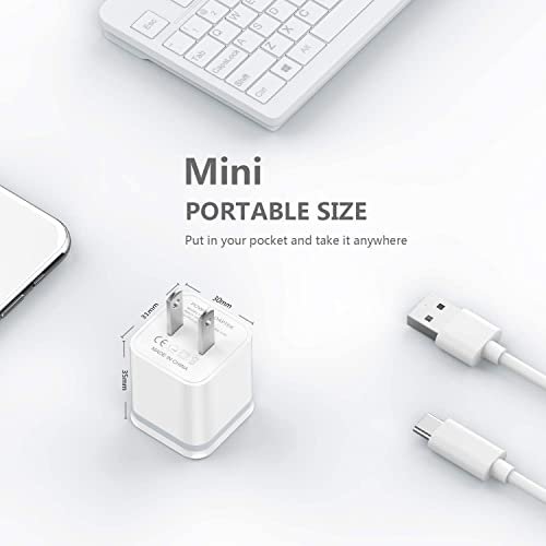 LUOATIP iPhone Charger Cable 3ft 6ft 10ft with Wall Plug, 5-Pack Long Charging 4