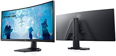 Dell Curved Gaming, 34 Inch Curved Monitor with 144Hz Refresh Rate, WQHD 10
