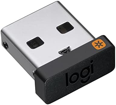 Logitech Unifying Receiver, 2.4 GHz Wireless Technology, USB Plug Compatible