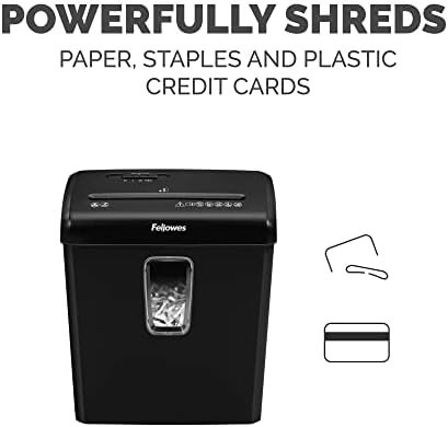 Fellowes PowerShred P-30C 6 Sheet Cross-Cut Deskside Paper Shredder for The Home 3