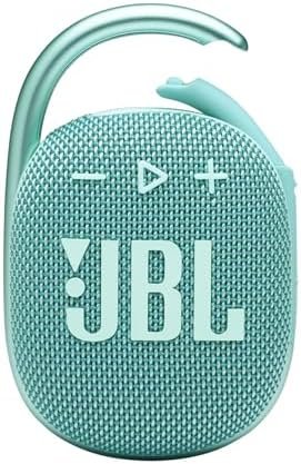 JBL Clip 4, Teal – Portable Bluetooth 5.1 Speaker – Up to 10 Hours of Play