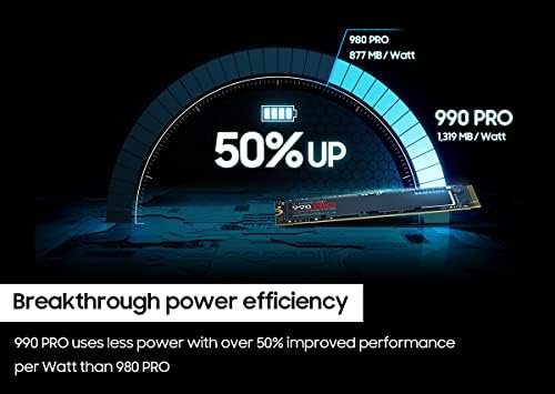 Samsung 990 PRO Series – 2TB PCIe Gen4. X4 NVMe 2.0c – M.2 Internal SSD 3
