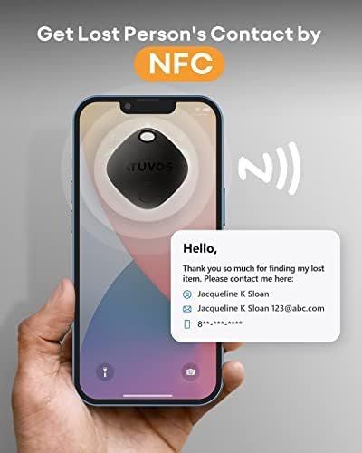 ATUVOS Key Finder, Bluetooth Tracker Works with Apple Find My (iOS only), IP67 4