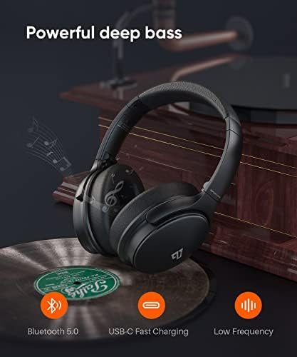 INFURTURE Active Noise Cancelling Headphones, H1 Wireless Over Ear Bluetooth 4