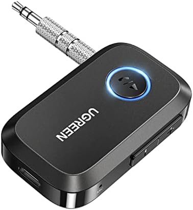 UGREEN 5.3 Aux Bluetooth Adapter for Car, [Greater Connection] 3.5mm 10