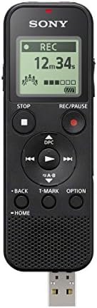 Sony ICD-PX370 Mono Digital Voice Recorder with Built-In USB Voice