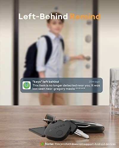 ATUVOS Key Finder, Bluetooth Tracker Works with Apple Find My (iOS only), IP67 3