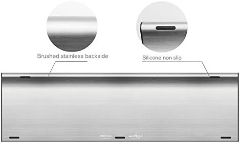 Arteck 2.4G Wireless Keyboard Stainless Steel Ultra Slim Full Size Keyboard 2