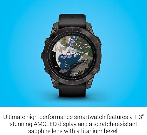 Garmin epix Pro (Gen 2) Sapphire Edition, 47mm, High Performance Smartwatch 4