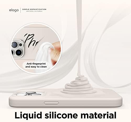elago Compatible with iPhone 14 Case, Liquid Silicone Case, Full Body Protective 4