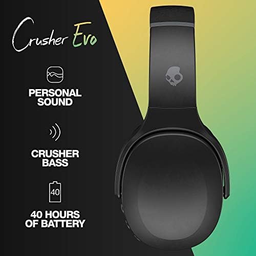Skullcandy Crusher Evo Over-Ear Wireless Headphones – Black 4