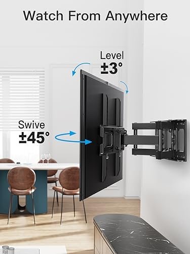 Pipishell TV Wall Mount for 26-65 inch LED LCD OLED 4K TVs up to 99lbs, Full 7