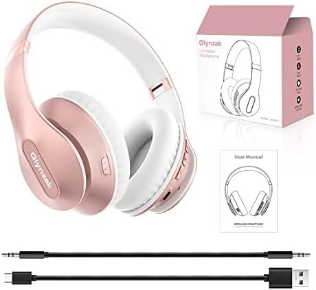 Glynzak Wireless Headphones Over Ear 65H Playtime HiFi Stereo Headset 9