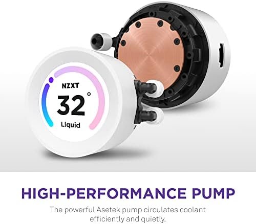 NZXT Kraken Elite RGB 360 – RL-KR36E-W1 – 360mm AIO CPU Liquid Cooler 4