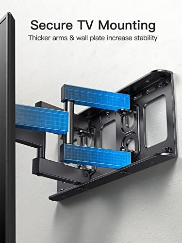 Pipishell TV Wall Mount for 26-65 inch LED LCD OLED 4K TVs up to 99lbs, Full 2