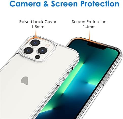 JETech Case for iPhone 13 Pro Max 6.7-Inch, Non-Yellowing Shockproof Phone 5