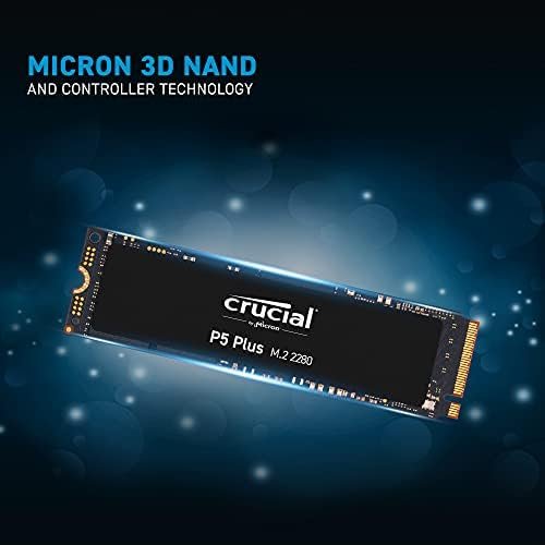 Crucial P5 Plus 2TB PCIe Gen4 3D NAND NVMe M.2 Gaming SSD, up to 6600MB/s 3