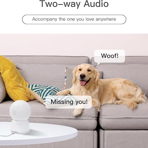 Laxihub Indoor Home Security Camera, P2 Baby Monitor with Camera and Audio 5