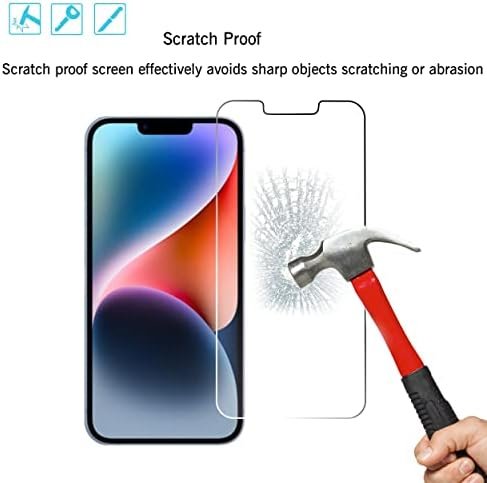 Ailun 3 Pack Screen Protector for iPhone 14 [6.1 inch] + 3 Pack Camera Lens 5