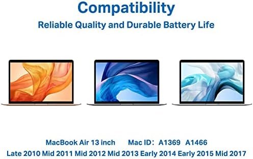 XINGLT Replacement Laptop Battery for Apple MacBook Air 13 inch A1466 4