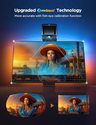 Govee TV Backlight 3 Lite with Fish-Eye Correction Function Sync to 55-65 Inch 2