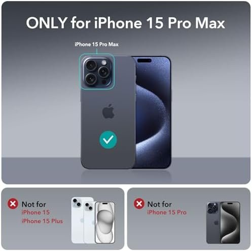 ESR for iPhone 15 ProMax Case, Compatible with MagSafe, Military-Grade 2