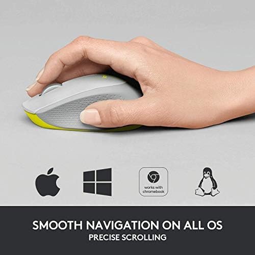 Logitech M330 SILENT PLUS Wireless Mouse, 2.4GHz with USB Nano Receiver 4