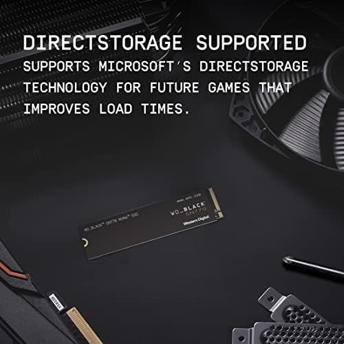 Western Digital WD_BLACK 2TB SN770 NVMe Internal Gaming SSD Solid State Drive 6