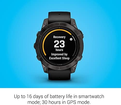 Garmin epix Pro (Gen 2) Sapphire Edition, 47mm, High Performance Smartwatch 3
