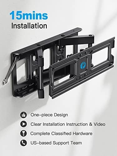 Pipishell TV Wall Mount for 26-65 inch LED LCD OLED 4K TVs up to 99lbs, Full 5