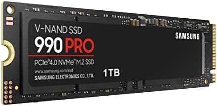 Samsung 990 PRO Series – 1TB PCIe Gen4. X4 NVMe 2.0c – M.2 Internal SSD 10