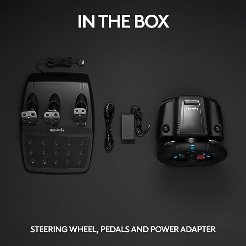 Logitech G29 Driving Force Racing Wheel and Floor Pedals, Real Force Feedback 9