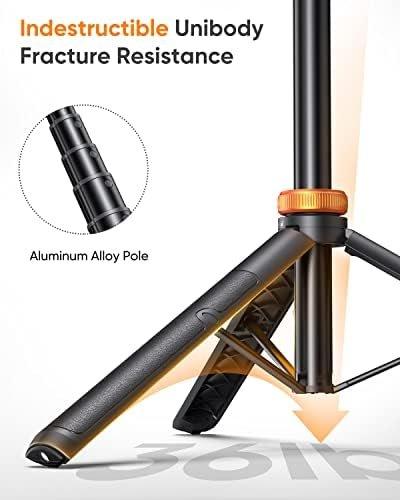Newest 62″ Phone Tripod, EUCOS Tripod for iPhone & Selfie Stick Tripod 2