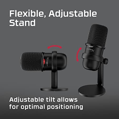 HyperX SoloCast – USB Condenser Gaming Microphone, for PC, PS4, PS5 and Mac 3