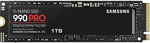 Samsung 990 PRO Series – 1TB PCIe Gen4. X4 NVMe 2.0c – M.2 Internal SSD