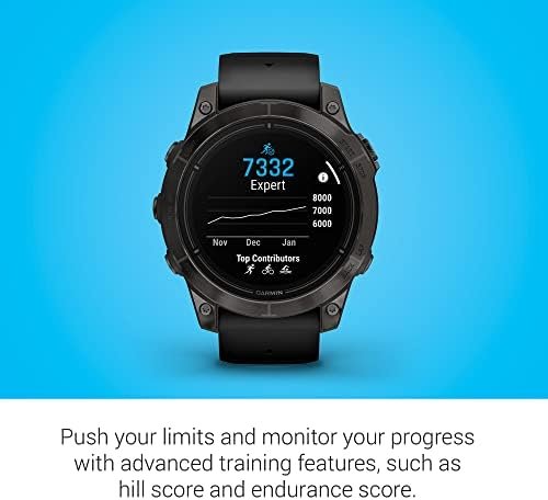 Garmin epix Pro (Gen 2) Sapphire Edition, 47mm, High Performance Smartwatch 6