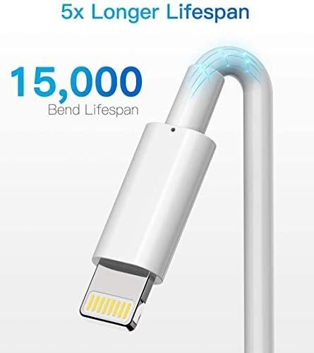 Lightning Cable MFi Certified – iPhone Charger 3Pack 6FT Lightning to USB A 5