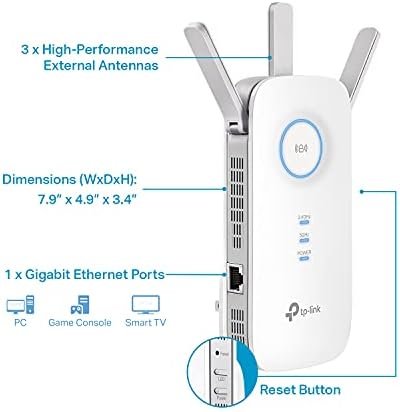 TP-Link AC1900 WiFi Extender (RE550), Covers Up to 2800 Sq.ft and 35 Devices 5