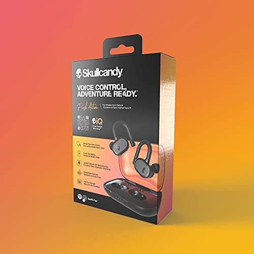 Skullcandy Push Active In-Ear Wireless Earbuds, 43 Hr Battery, Skull-iQ, Alexa 7