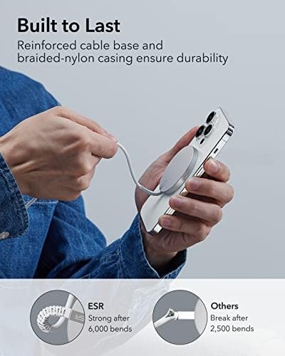 ESR HaloLock Mini Wireless Charger, MagSafe-Compatible Charger Compatible 3