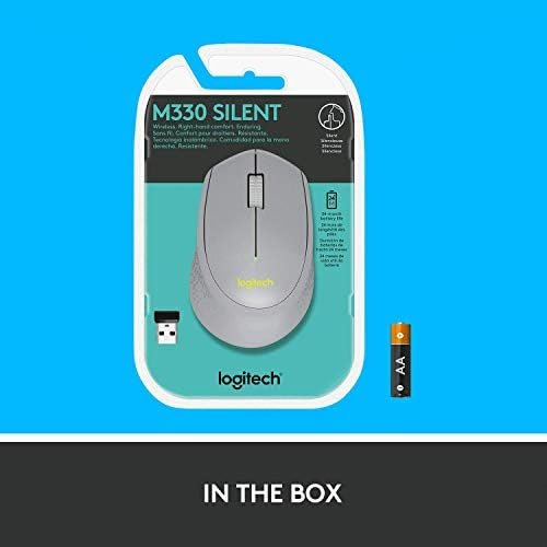 Logitech M330 SILENT PLUS Wireless Mouse, 2.4GHz with USB Nano Receiver 7