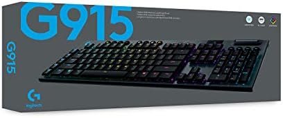 Logitech G915 Mechanical Gaming Keyboard, Low Profile GL Linear Key Switch 8
