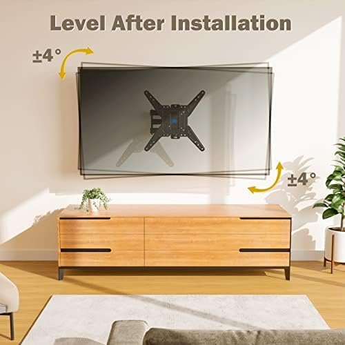 Mounting Dream TV Wall Mount for Most 26-55 Inch TVs, Full Motion TV Mount with 4