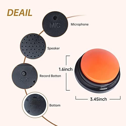 Artist Unknown 4 Color Voice Recording Button, Dog Buttons for Communication Pet 2