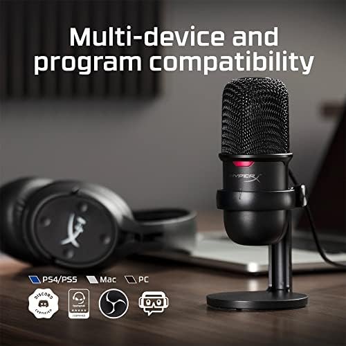 HyperX SoloCast – USB Condenser Gaming Microphone, for PC, PS4, PS5 and Mac 6